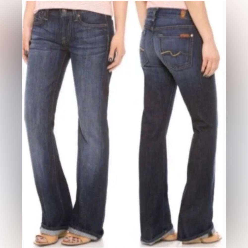 7 For All Mankind Flip Flop Bootcut Denim Jeans Size 31